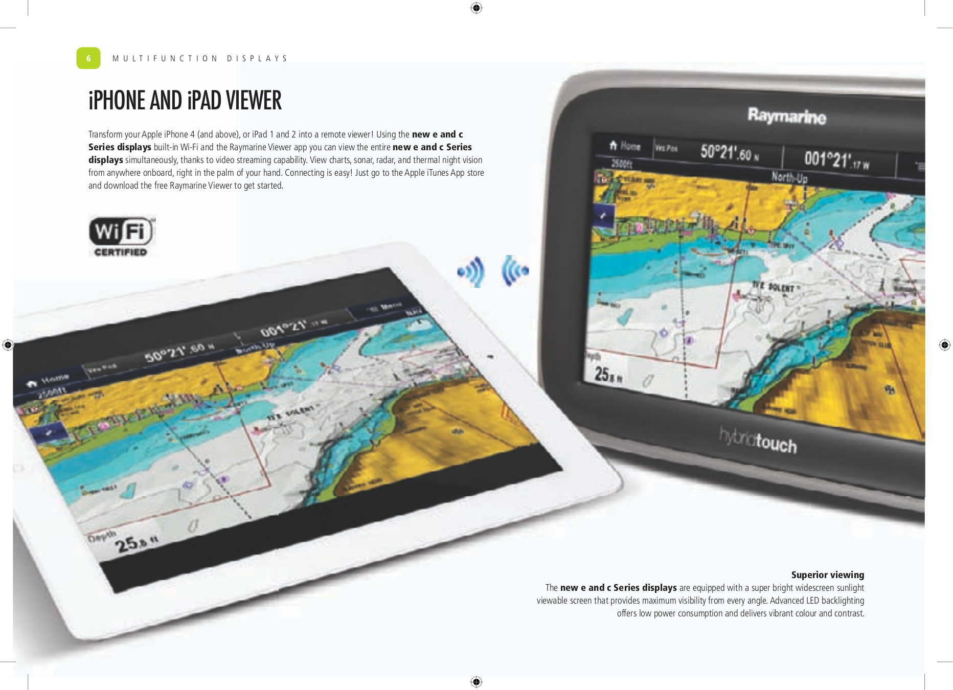 PDF manual for Raymarine GPS E120W